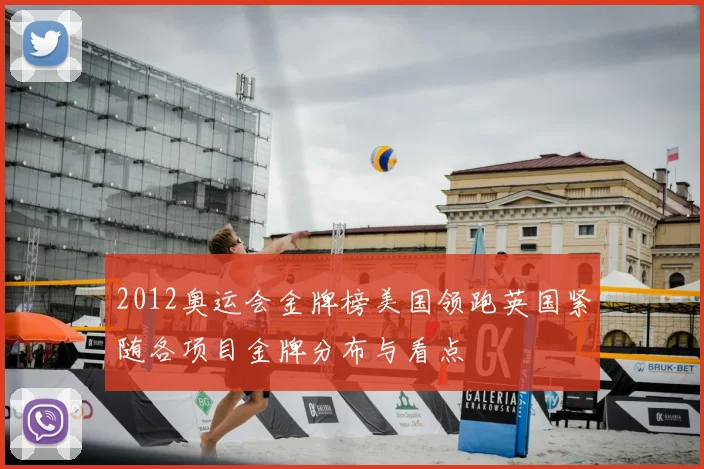 2012奥运会金牌榜美国领跑英国紧随各项目金牌分布与看点